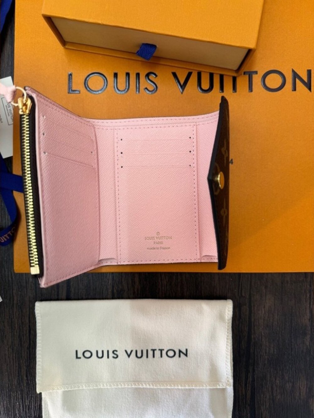 Louis Vuitton Classic Monogram Canvas Envelope Snap Small Card Wallet - Picture 3 of 5